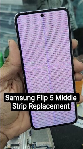 Samsung Flip 5 Middle Strip Replacement #flip5 #samsungflip5 #foldrepair #fliprepair #aknational