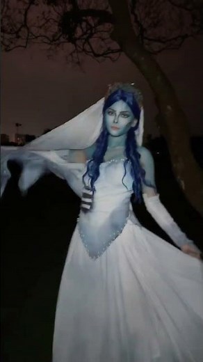 Halloween limited edition skin Zombie Bride Emily#因为#All Saints Day#Halloween makeup#Zombi