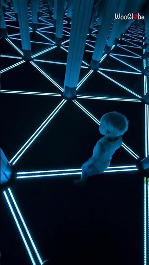 Mirror Maze Fail: Toddler's Hilarious Misstep Caught on Camera || WooGlobe