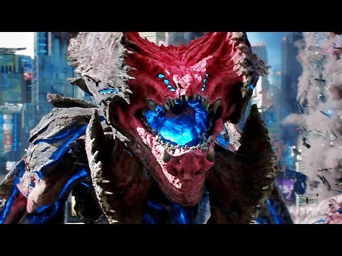 Kaiju God VS 3 Jaegers | Full Tokyo Fight from Pacific Rim 2 🌀 4K
