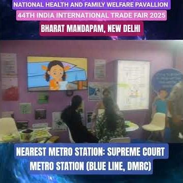NHFW PAVALLION, 44 TH IITF 2025,BHARAT MANDAPAM, NEW DELHI #delhi #health#dmrc #ienergizer #iitf2025