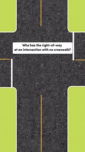 9.1K views | An intersection with no crosswalk!#dmv #permittest #dmvtest #drivinglessons #driving #dmvpermittest #driverlicense #driving #dmvwrittentest #drivinglicense | Mydmv - DMV Practice Test 2026 | Facebook