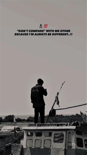 Don't compare me with others.I'm always different, and that's my strength. #motivation #success