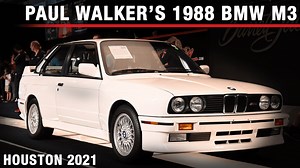 One of the most iconic BMWs to cross the block was Paul Walker's E30 M3. This amazing machine sold for a record $183,700! For more info click: bit.ly/21TX-PaulWalkers1988M3 | Barrett-Jackson