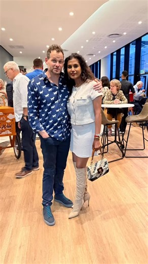 Spreading happiness, enhancing someone’s day while being kind and humble costs nothing... @nikrabinowitz is undoubtedly a consummate, South African comedian. Brilliant, witty, fearless and hilarious. When you compliment the chef’s creations and she pleasantly surprises you from behind the scenes. A delightful and heartwarming evening indeed. | Kerishnie Naiker