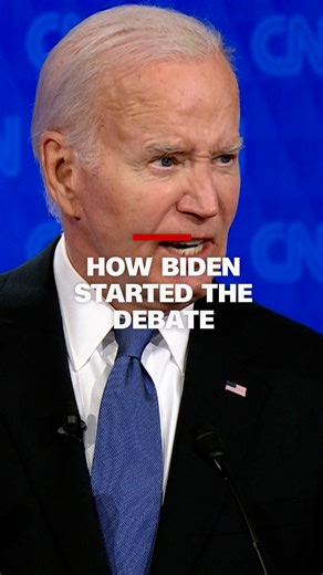 8.8K views · 115 reactions | See how President Joe Biden performed in the start of the debate. Biden and Trump face off in the first presidential Debate of 2024, live from CNN Studios in Atlanta. | CNN International | Facebook