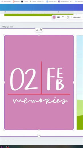 One small Canva trick #scrapbooking #projectlife