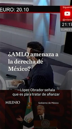 López Obrador asserts that the right is acting out of political desperation