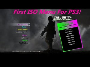 COD4 ISO Mod Menu MYTEN V1 by Smokey xKoVx (ISO/PS3)