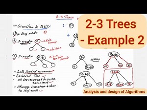 Lec35 : 2-3 Trees- Example 2