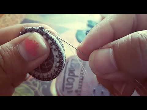 Beaded Earrings tutorial (edging)
