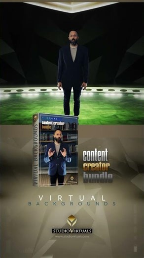 Virtual backdrops | Content Creator bundle | #greenscreen #postproduction