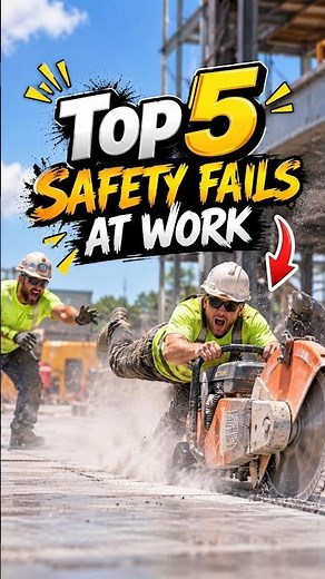 Top 5 Craziest Safety Fails at Work 💀😂 #shorts