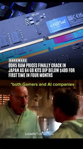DDR5 Prices FINALLY Drop 64GB Now Under $489!