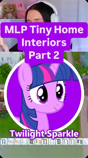 Ryeua | The Sims 4 on Instagram: "Decorating the interiors of our My Little Pony Tiny Homes in The Sims 4 (part 2) - full video out now: Ryeua Sim on YouTube - #thesims4 #sims #simsbuild #simmer #mylittlepony #mlp #tinyhomes #interiordesign #twilightsparkle"