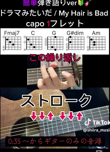 ドラマみたいだ - 初心者向け簡単弾き語り