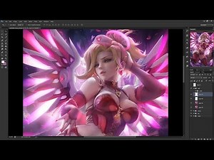 Valentine Angel Mercy Speed Painting