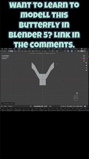 Blender 5 Butterfly and Flower Tutorial Step-by-step #blender3d #blendertutorial #shorts