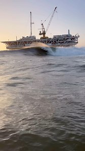 California’s El Niño overload sent surfers scrambling. @poolsweeper and friends surfed a novelty wave a mile out to sea in the shadow of an oil rig platform. Waves are where you find them! Find yours at our Incoming brought to you by @xcelwetsuits at the link in bio. | Surfline