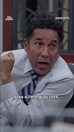 From one gray rock to another 🗿 #ThePaper #EsmeraldaGrand #OscarMartinez #Shorts