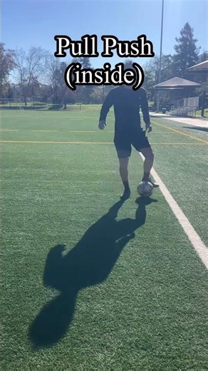【Basic Ball Control】"Pull Push (Inside)"⁡#Soccer#Youthsoccer#soccertiktok#soccertraning #Football