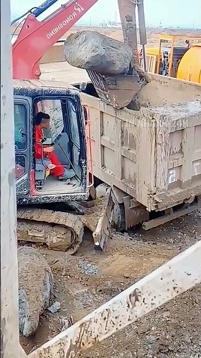 Loading the giant rock into the truck was a complete failure.