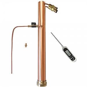 Gen2 - Alcoengine - Copper reflux Still with hose quick disconnects
