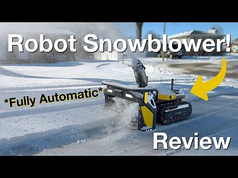 ❄️ Yarbo Autonomous Snowblower Setup + Review ❄️ | Impressive Robot!!