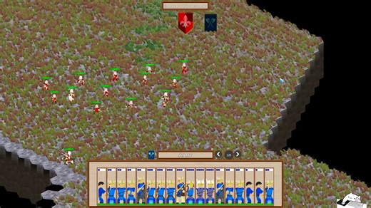 [新游]中世纪战略建造，但是回合制策略战棋！-steam新品节-试玩-独立游戏-Kingdom Wars王国战争