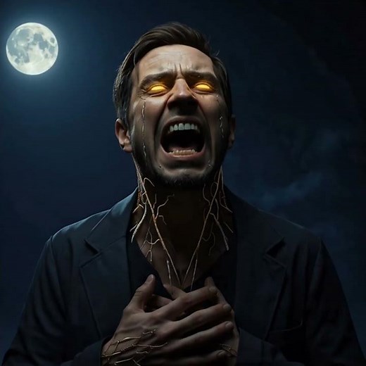 man turn into wolf 🐺 #werewolf