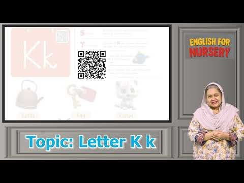 **English 4+ Kids Learning | Letter Kk | Parents Guide**
