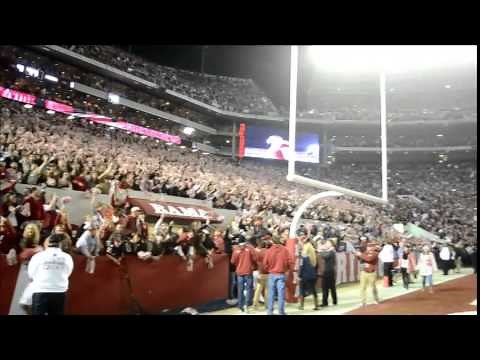Alabama fans sing 'Rammer Jammer' after Auburn win