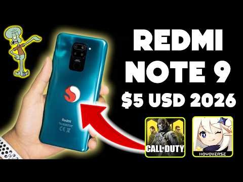 Buy a Xiaomi Redmi Note 9 for $50 USD in 2026 😎 Is it good for gaming?
