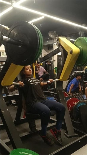 Pure Strength On The Chest Press! 💥 Lock In & Push Heavy #shorts