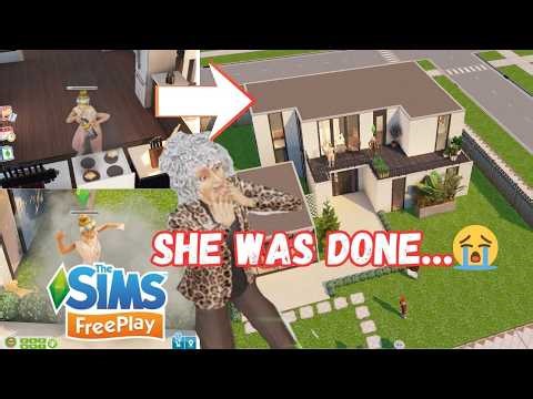 Sims FreePlay House Build & Tour | Unhinged Sim House (One Grilled Cheese Away From Chaos)