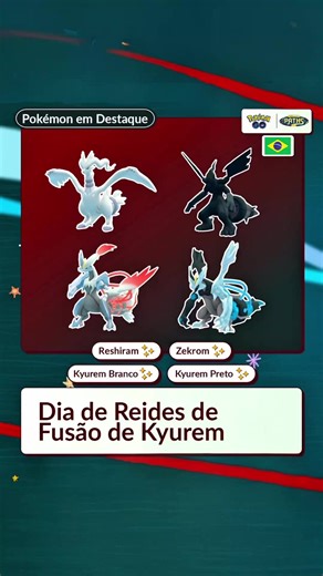 Kyurem Fusion Raid Event in Pokémon GO