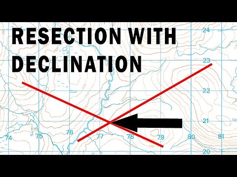 Declination when doing a resection
