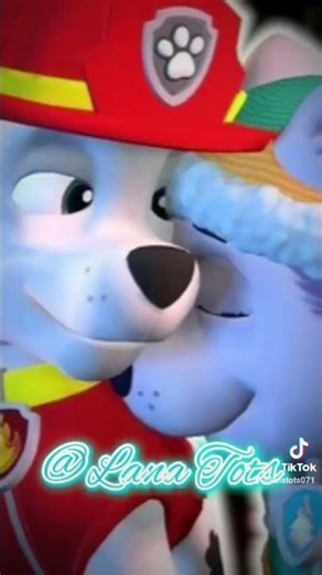 Paw patrol - marshall love everest❤💙🐾