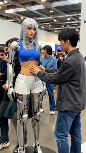 “Future Love: The Humanoid Awakening” Watch this ultra-realistic humanoid robot girl in action! 🤖 Her lifelike movements, human-like expressions, and stunning design will leave you speechless. A perfect mix of futuristic tech and cinematic creativity — it feels almost real! 🌍💫 --- #HumanoidRobot #RobotGirl #AIAnimation #FutureTech #SciFiVideo #AICreative #RealisticRobot #AIShorts #VirtualReality #TechArt | Humanoid Robot