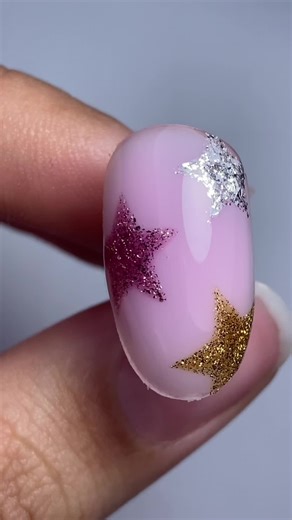 Bienvenido el 2026⭐️🩷 #nails #uñas #mc #mcnails #gel