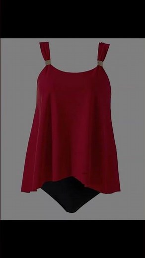 Stylish Ruffle Swimsuit Showcase