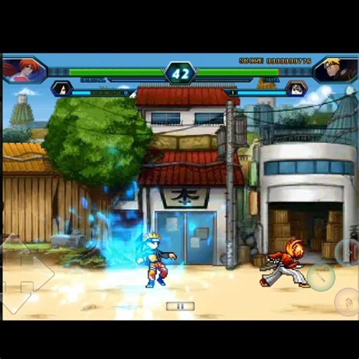 Anime arcade game fight edit