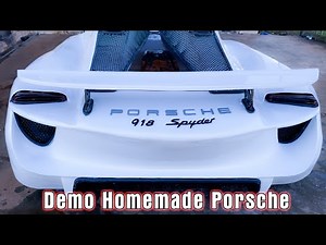 Introducing Homemade Porsche 918 Spyder from PVC pipes | King OF Crafts