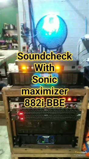 Soundcheck with sonic maximizer 882i BBE