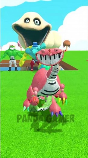 ALL SIZE PIANOSAURUS EVOLUTION POPPY PLAYTIME 4 vs HUNGRY WORM CHOCOLATE PIT Garry's Mod