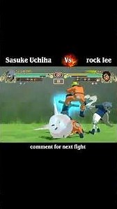 Sasuke Uchiha Vs rock lee fight |Sasuke Vs Rock Lee who is win #sasukeuchiha #rocklee