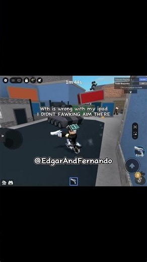 “Peaceful” sheriff round hehe w/ ‪@Juanito5100xboxcommunity‬ #contentcreator #roblox #mm2 #robloxedit