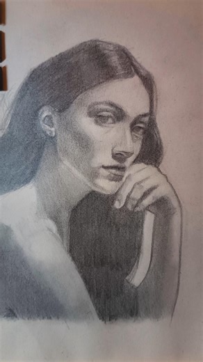 práctica de Retrato con lápices de grafito #art #speedpaint #sketch #drawing #tutorial