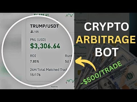 Unlimited Crypto Arbitrage Bot | $500 Per Trade