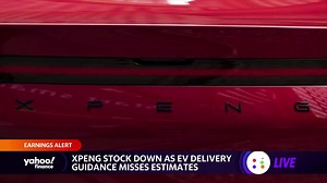 XPeng stock falls on disappointing EV delivery guidance